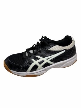 Asics Upcourt 3 Womens Shoes Black White Volleyball Shoes Sneakers